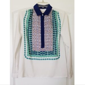 J. Crew Long sleeve polo for women